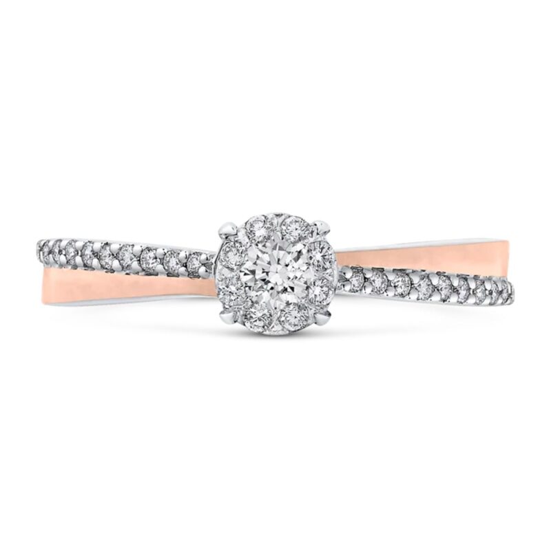 18K White Gold Three Diamond Bezel Bracelet – Image 2